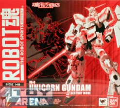 Bandai Robot Spirits Damashii Gundam UC Unicorn Psycho Frame Growing Light Stage Set Tamashii Exclusive