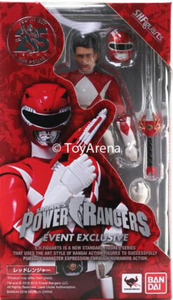 Bandai Tamashii Nation SDCC 2018 S.H. Figuarts Red Power Rangers Original Jason