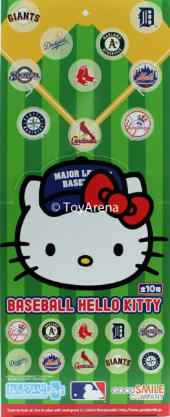 GOOD SMILE COMPANY Nendoroid Plus Major League Baseball Hello Kitty MLB (Sealed Box Of 10) Trading Figures