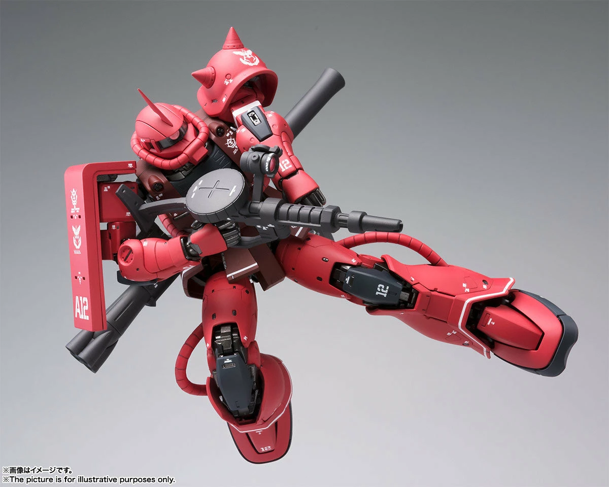 Bandai Gundam Fix Figuration Metal Composite Kidou Senshi Gundam: The Origin GFFMC MS-06S Char Zaku II Custom 9 Bandai Gundam Fix Figuration Metal Composite Kidou Senshi Gundam: The Origin GFFMC MS-06S Char Zaku II Custom - Image 7