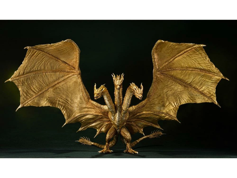 Bandai S.H. Monsterarts Godzilla: King Of The Monsters Ghidorah (Special Color Version) Action Figure 6 Bandai S.H. Monsterarts Godzilla: King Of The Monsters Ghidorah (Special Color Version) Action Figure - Image 4