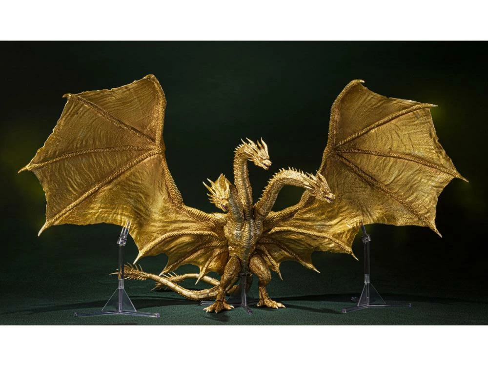 Bandai S.H. Monsterarts Godzilla: King Of The Monsters Ghidorah (Special Color Version) Action Figure 3 Bandai S.H. Monsterarts Godzilla: King Of The Monsters Ghidorah (Special Color Version) Action Figure