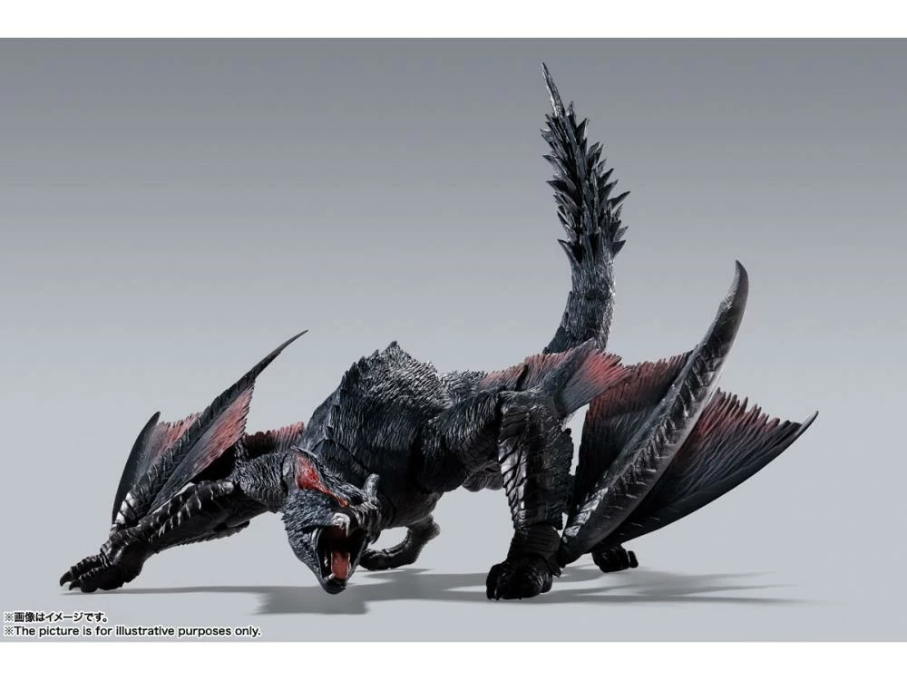 Bandai S.H. MonsterArts Monster Hunter Nargacuga Action Figure (With 1st Run Bonus) 3 Bandai S.H. MonsterArts Monster Hunter Nargacuga Action Figure (With 1st Run Bonus)