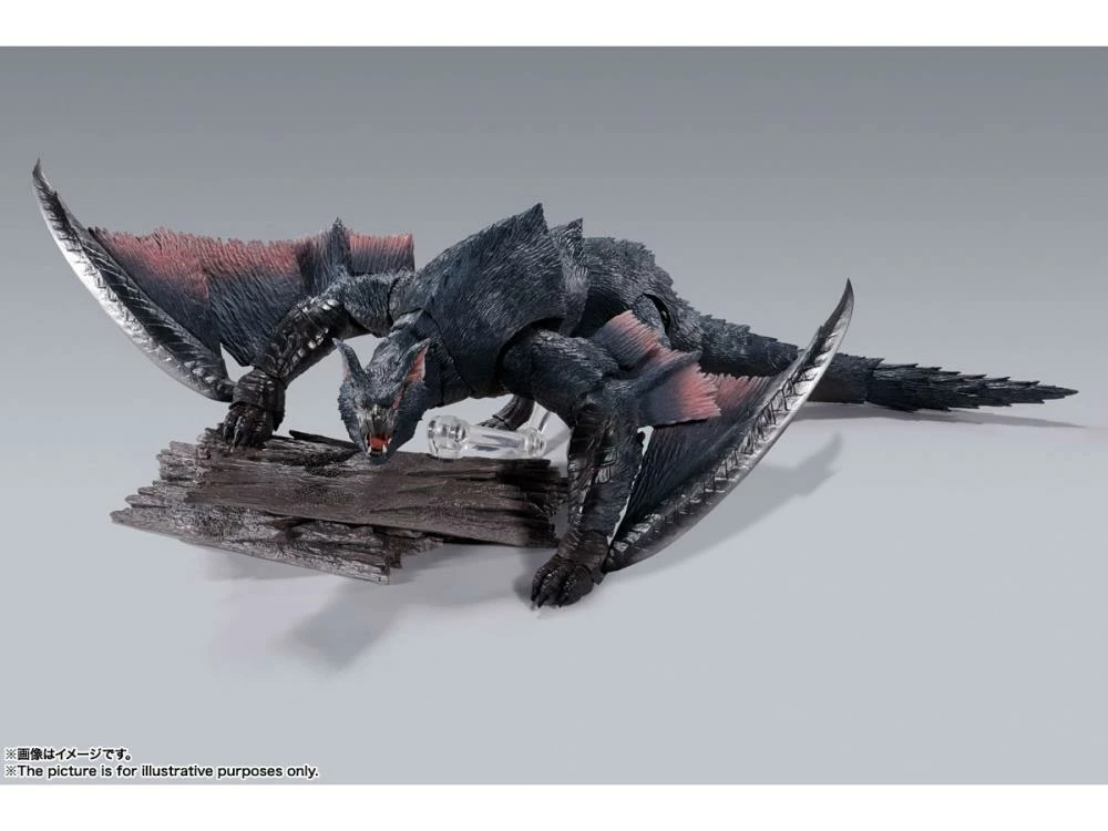 Bandai S.H. MonsterArts Monster Hunter Nargacuga Action Figure (With 1st Run Bonus) 10 Bandai S.H. MonsterArts Monster Hunter Nargacuga Action Figure (With 1st Run Bonus) - Image 8