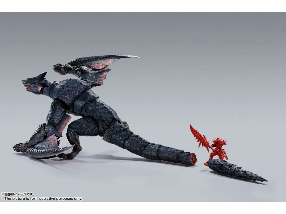 Bandai S.H. MonsterArts Monster Hunter Nargacuga Action Figure (With 1st Run Bonus) 8 Bandai S.H. MonsterArts Monster Hunter Nargacuga Action Figure (With 1st Run Bonus) - Image 6