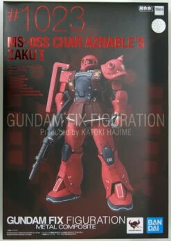 Bandai Gundam Fix Figuration Metal Composite Kidou Senshi Gundam: The Origin GFFMC MS-05S Zaku I Char Custom -GOOD SMILE COMPANY Shop 4573102608727