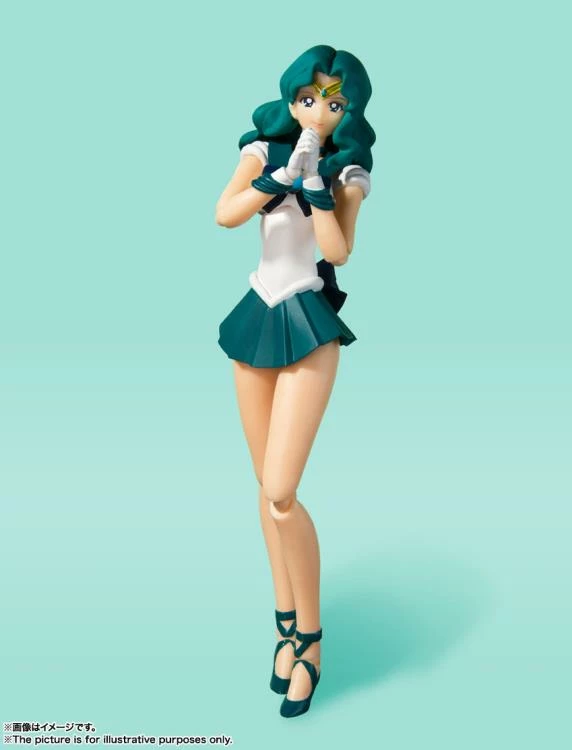Bandai S.H. Figuarts Sailor Neptune Animation Color Edition Sailor Moon Action Figure 3 Bandai S.H. Figuarts Sailor Neptune Animation Color Edition Sailor Moon Action Figure