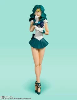 Bandai S.H. Figuarts Sailor Neptune Animation Color Edition Sailor Moon Action Figure 7 Bandai S.H. Figuarts Sailor Neptune Animation Color Edition Sailor Moon Action Figure -GOOD SMILE COMPANY Shop 4573102612816d