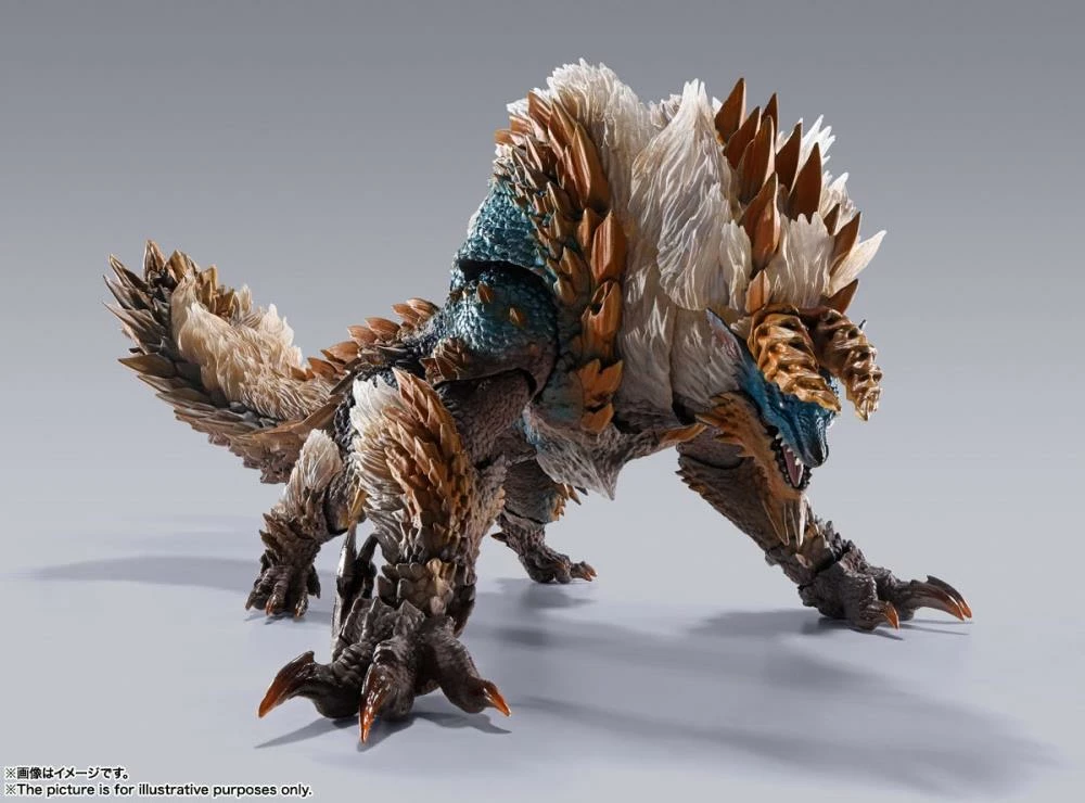 Bandai S.H. MonsterArts Monster Hunter World Iceborne Zinogre Action Figure 4 Bandai S.H. MonsterArts Monster Hunter World Iceborne Zinogre Action Figure - Image 2