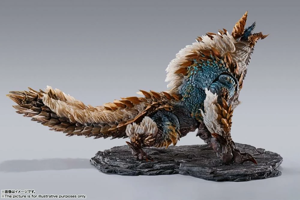 Bandai S.H. MonsterArts Monster Hunter World Iceborne Zinogre Action Figure 6 Bandai S.H. MonsterArts Monster Hunter World Iceborne Zinogre Action Figure - Image 4