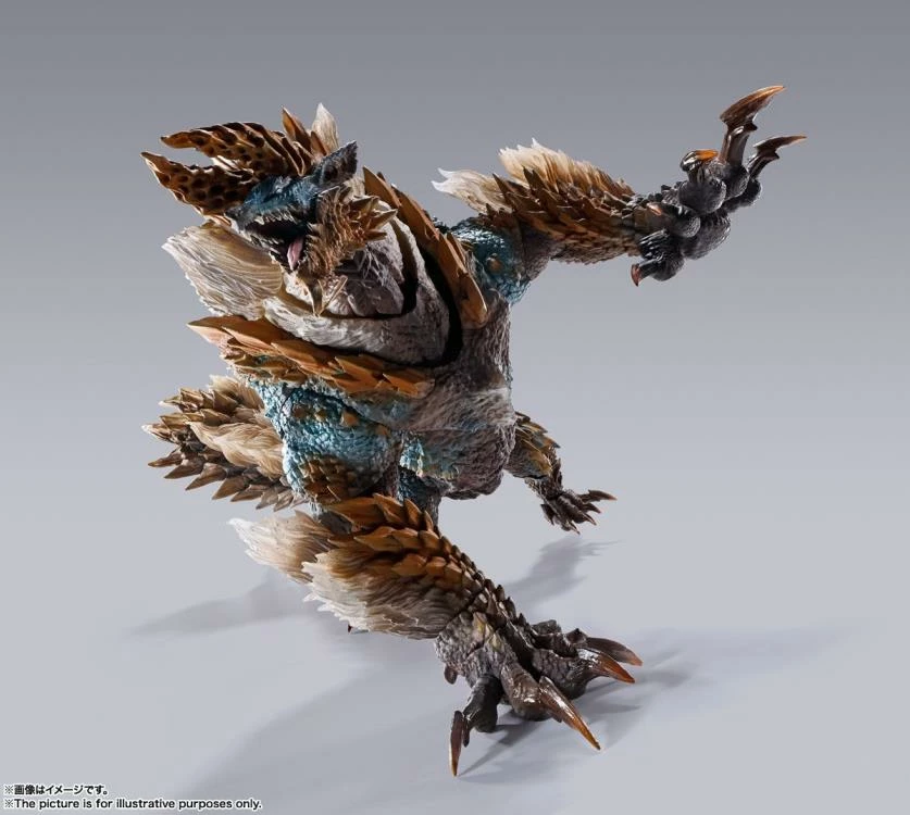 Bandai S.H. MonsterArts Monster Hunter World Iceborne Zinogre Action Figure 7 Bandai S.H. MonsterArts Monster Hunter World Iceborne Zinogre Action Figure - Image 5
