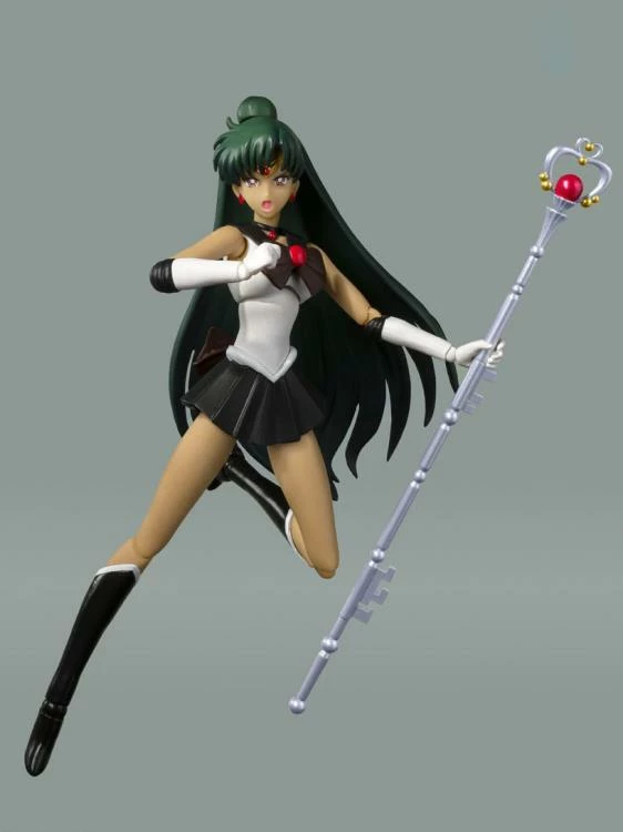 Bandai S.H. Figuarts Sailor Pluto Animation Color Edition Sailor Moon Action Figure 6 Bandai S.H. Figuarts Sailor Pluto Animation Color Edition Sailor Moon Action Figure - Image 4