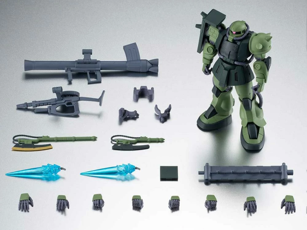 Bandai Robot Spirits #R-294 MS-06JC Zaku II Type JC Ver. A.N.I.M.E. Action Figure 11 Bandai Robot Spirits #R-294 MS-06JC Zaku II Type JC Ver. A.N.I.M.E. Action Figure - Image 9