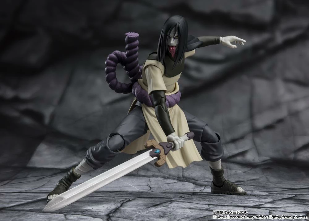 Bandai S.H. Figuarts Naruto: Shippuden Orochimaru (Seeker Of Immorality) Action Figure 8 Bandai S.H. Figuarts Naruto: Shippuden Orochimaru (Seeker Of Immorality) Action Figure - Image 6