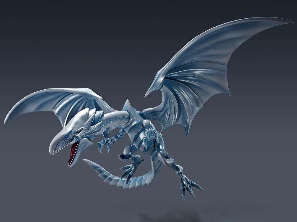Bandai MonsterArts Yu-Gi-Oh! Duel Monsters Blue-Eyes White Dragon Action Figure 4 Bandai MonsterArts Yu-Gi-Oh! Duel Monsters Blue-Eyes White Dragon Action Figure - Image 2