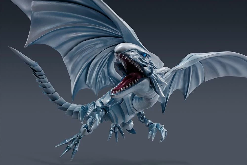 Bandai MonsterArts Yu-Gi-Oh! Duel Monsters Blue-Eyes White Dragon Action Figure 5 Bandai MonsterArts Yu-Gi-Oh! Duel Monsters Blue-Eyes White Dragon Action Figure - Image 3