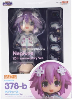 GOOD SMILE COMPANY Nendoroid #378-b Neptune (10th Anniversary Edition) Hyper Dimension Neptunia -GOOD SMILE COMPANY Shop 4580590120266