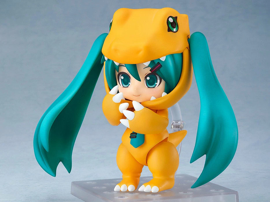 GOOD SMILE COMPANY Nendoroid #1439 Hatsune Miku Kigurumi Agumon Ver. Vocaloid X Digimon 5 GOOD SMILE COMPANY Nendoroid #1439 Hatsune Miku Kigurumi Agumon Ver. Vocaloid X Digimon - Image 3