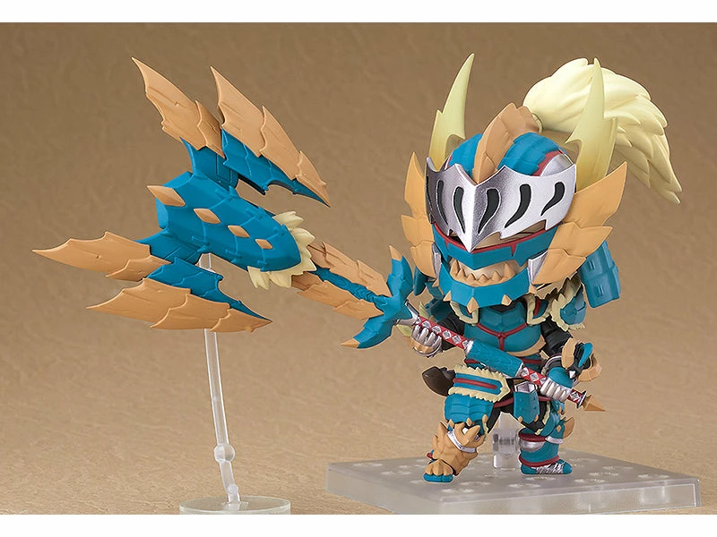 GOOD SMILE COMPANY Nendoroid #1421-DX Hunter (Male Zinogre Alpha Armor Ver.) Monster Hunter World: Iceborne 4 GOOD SMILE COMPANY Nendoroid #1421-DX Hunter (Male Zinogre Alpha Armor Ver.) Monster Hunter World: Iceborne - Image 2