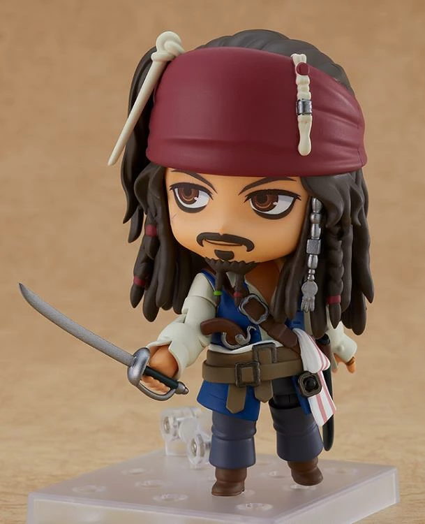 GOOD SMILE COMPANY Nendoroid #1557 Jack Sparrow Pirates Of The Caribbean: On Stranger Tides 7 GOOD SMILE COMPANY Nendoroid #1557 Jack Sparrow Pirates Of The Caribbean: On Stranger Tides - Image 5
