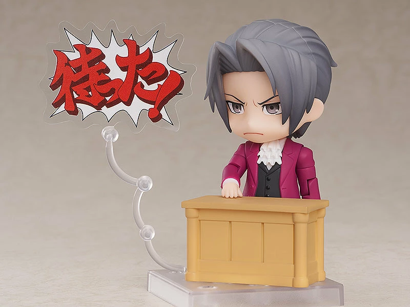 GOOD SMILE COMPANY Nendoroid #1762 Miles Edgeworth Ace Attorney 3 GOOD SMILE COMPANY Nendoroid #1762 Miles Edgeworth Ace Attorney