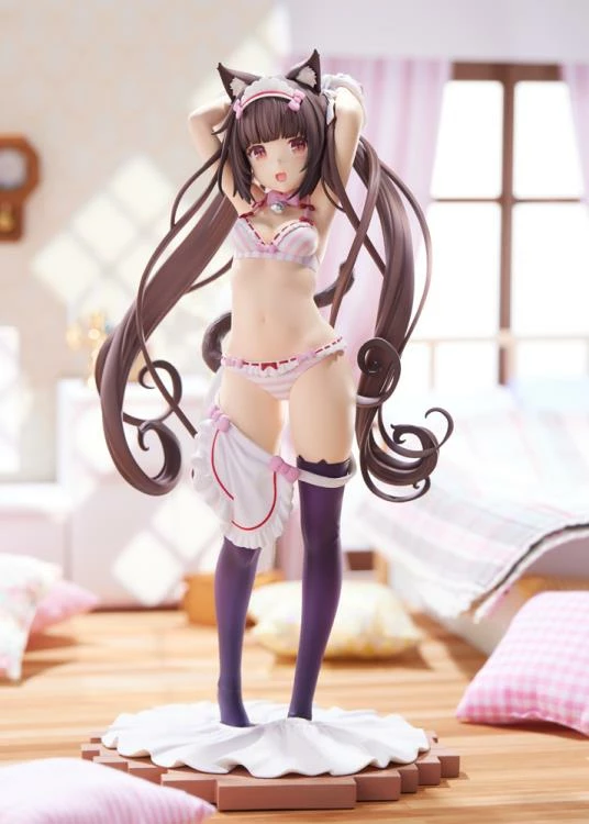 Plum 1/7 Nekopara Chocola (Dress Up Time) Scale Statue Figure 4 Plum 1/7 Nekopara Chocola (Dress Up Time) Scale Statue Figure - Image 2