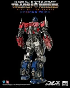 ThreeZero Transformers: Rise Of The Beasts Optimus Prime DLX Action Figure -GOOD SMILE COMPANY Shop 4895250807334b
