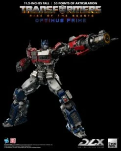 ThreeZero Transformers: Rise Of The Beasts Optimus Prime DLX Action Figure -GOOD SMILE COMPANY Shop 4895250807334c