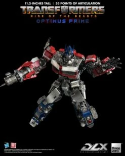 ThreeZero Transformers: Rise Of The Beasts Optimus Prime DLX Action Figure -GOOD SMILE COMPANY Shop 4895250807334f