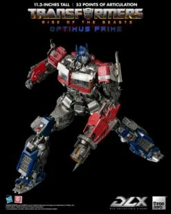 ThreeZero Transformers: Rise Of The Beasts Optimus Prime DLX Action Figure -GOOD SMILE COMPANY Shop 4895250807334g