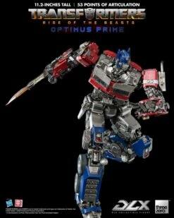 ThreeZero Transformers: Rise Of The Beasts Optimus Prime DLX Action Figure -GOOD SMILE COMPANY Shop 4895250807334j
