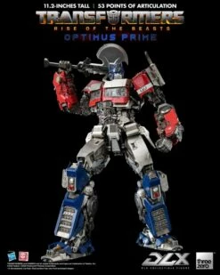 ThreeZero Transformers: Rise Of The Beasts Optimus Prime DLX Action Figure -GOOD SMILE COMPANY Shop 4895250807334k