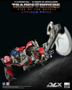 ThreeZero Transformers: Rise Of The Beasts Optimus Prime DLX Action Figure -GOOD SMILE COMPANY Shop 4895250807334l