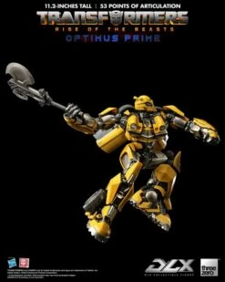 ThreeZero Transformers: Rise Of The Beasts Optimus Prime DLX Action Figure -GOOD SMILE COMPANY Shop 4895250807334m