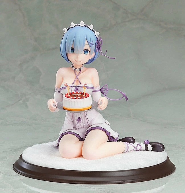Kadokawa 1/7 RE: Zero Rem Birthday Cake Ver. Scale Statue Figure (Reissue) 4 Kadokawa 1/7 RE: Zero Rem Birthday Cake Ver. Scale Statue Figure (Reissue) - Image 2
