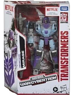 Hasbro Transformers Generations Netflix War For Cybertron: Siege Deluxe Decepticon Mirage Action Figure Exclusive -GOOD SMILE COMPANY Shop 5010993695607c