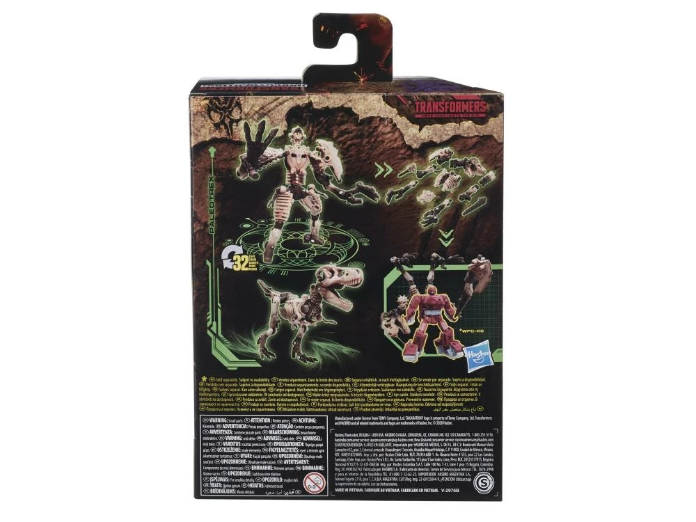 Hasbro Transformers Generations War For Cybertron: Kingdom Deluxe Paleotrex Action Figure WFC-K7 6 Hasbro Transformers Generations War For Cybertron: Kingdom Deluxe Paleotrex Action Figure WFC-K7 - Image 4