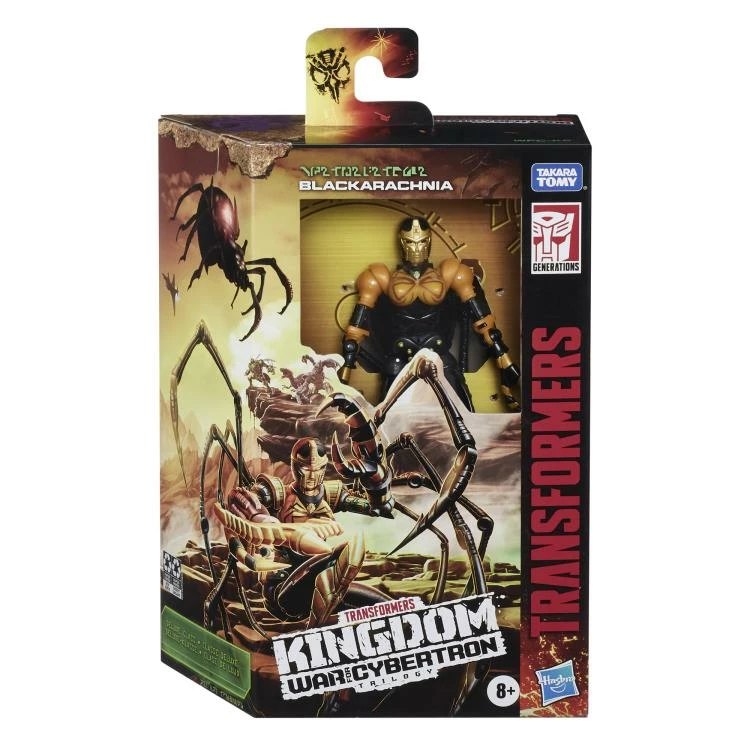 Hasbro Transformers Generations War For Cybertron: Kingdom Deluxe Blackarachnia Action Figure WFC-K5 5 Hasbro Transformers Generations War For Cybertron: Kingdom Deluxe Blackarachnia Action Figure WFC-K5 - Image 3