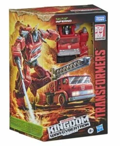 Hasbro Transformers Generations War For Cybertron: Kingdom Voyager Inferno Action Figure WFC-K19 -GOOD SMILE COMPANY Shop 5010993792412f
