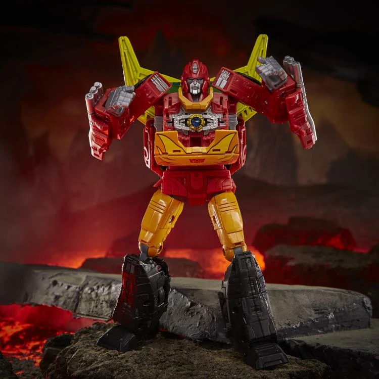 Hasbro Transformers Generations War For Cybertron: Kingdom Commander Rodimus Prime Action Figure WFC-K29 4 Hasbro Transformers Generations War For Cybertron: Kingdom Commander Rodimus Prime Action Figure WFC-K29 - Image 2