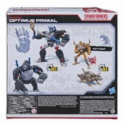 Hasbro Transformers Generations Netflix War For Cybertron: Trilogy Voyager Optimus Primal And Core Rattrap Action Figure Exclusive -GOOD SMILE COMPANY Shop 5010993829040a