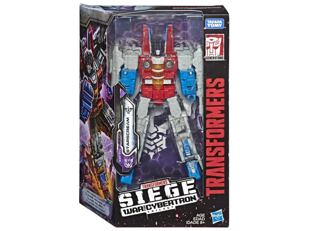 Hasbro Transformers Generations War For Cybertron: Siege Voyager Starscream Action Figure WFC-S24 3 Hasbro Transformers Generations War For Cybertron: Siege Voyager Starscream Action Figure WFC-S24