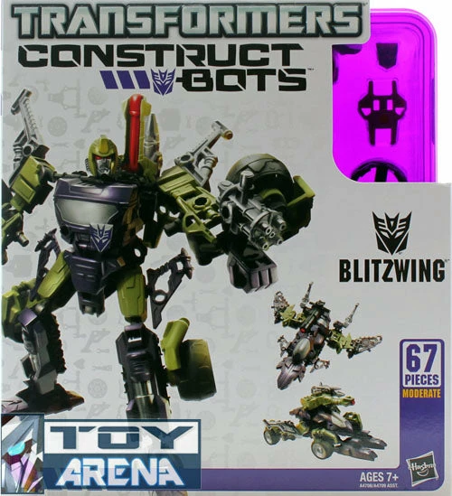 Hasbro Transformers Construct-Bots Triple Changer Class Blitzwing Buildable Action Figure 4 Hasbro Transformers Construct-Bots Triple Changer Class Blitzwing Buildable Action Figure - Image 2