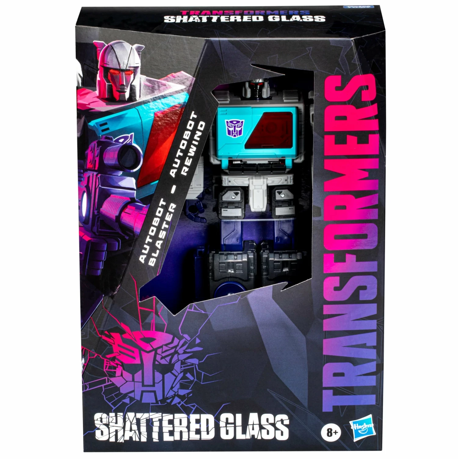 Hasbro Transformers Generations Shattered Glass Voyager Autobot Blaster & Rewind Exclusive Action Figure 3 Hasbro Transformers Generations Shattered Glass Voyager Autobot Blaster & Rewind Exclusive Action Figure