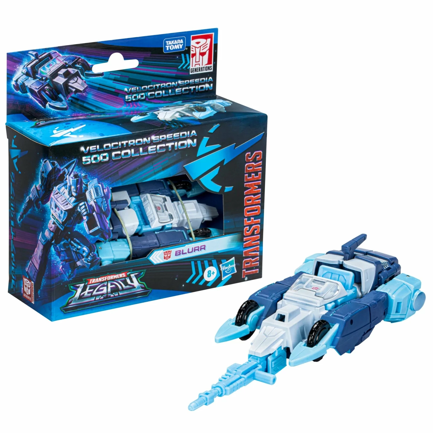 Hasbro Transformers Legacy Velocitron Speedia 500 Collection Deluxe IDW Blurr Action Figure 3 Hasbro Transformers Legacy Velocitron Speedia 500 Collection Deluxe IDW Blurr Action Figure