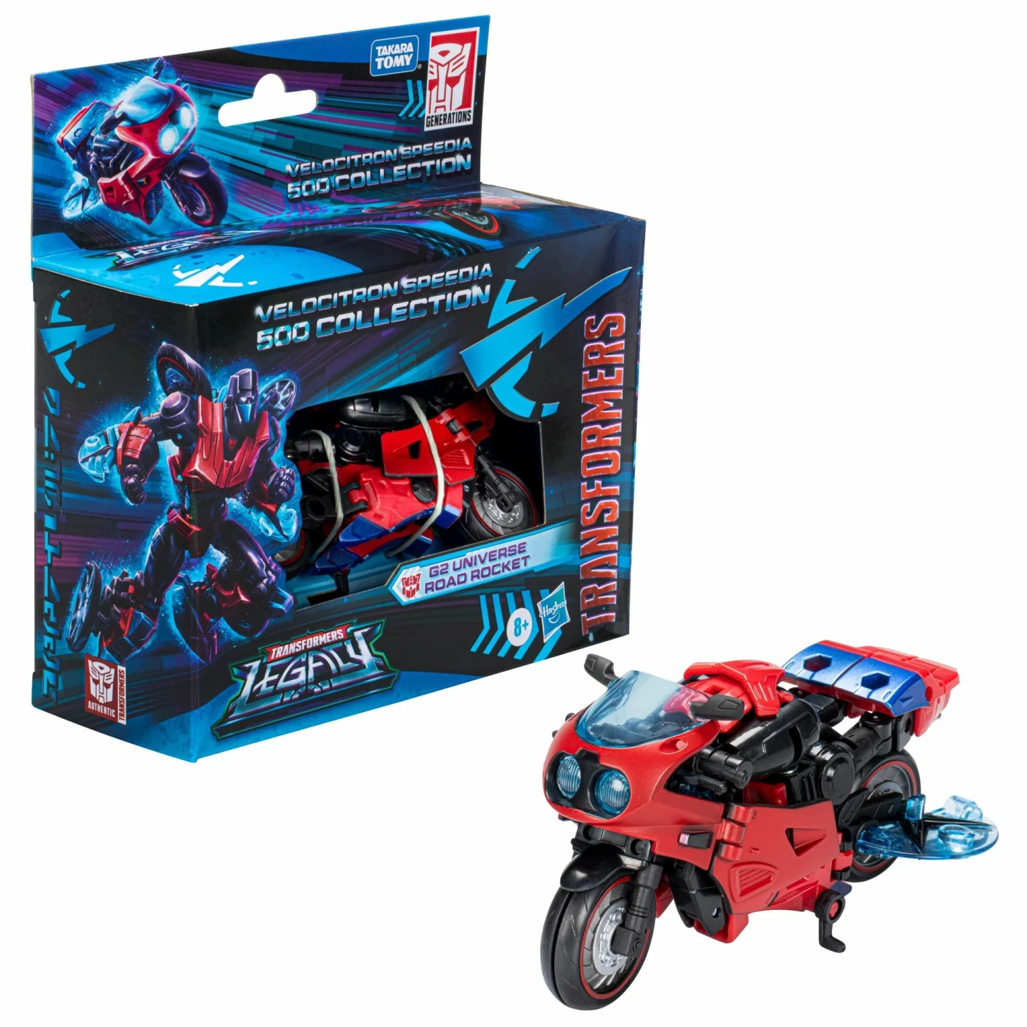 Hasbro Transformers Legacy Velocitron Speedia 500 Collection Deluxe G2 Universe Road Rocket Action Figure 3 Hasbro Transformers Legacy Velocitron Speedia 500 Collection Deluxe G2 Universe Road Rocket Action Figure