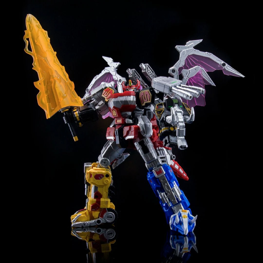Lucky Cat Micro Cosmos MC03 Beast Lord Mighty Morphin Power Rangers Megazord Die-Cast Action Figure 10 Lucky Cat Micro Cosmos MC03 Beast Lord Mighty Morphin Power Rangers Megazord Die-Cast Action Figure - Image 8